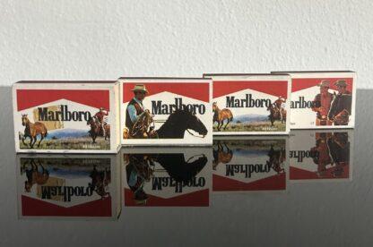 MARLBORO 4x original Streichhölzer Zündhölzer Welthölzer Streichholzschachtel
