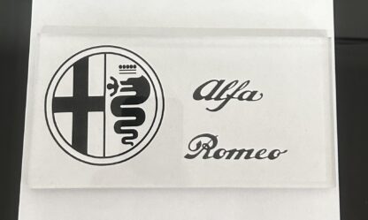 Alfa Romeo Rarität ACRYLSCHILD Aufsteller Logo Schild Emblem Schriftzug Plakette – Bild 3