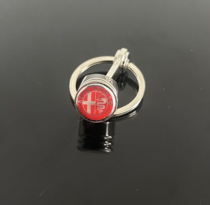 NEU 1x für Alfa Romeo Schlüsselanhänger Keychain Schlüssel Ring Emblem Logo