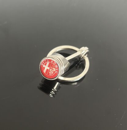 NEU 1x für Alfa Romeo Schlüsselanhänger Keychain Schlüssel Ring Emblem Logo – Bild 4
