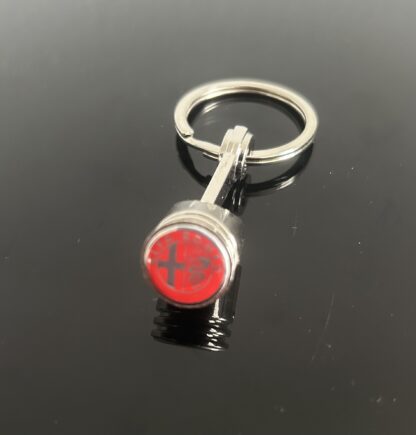 NEU 1x für Alfa Romeo Schlüsselanhänger Keychain Schlüssel Ring Emblem Logo – Bild 3