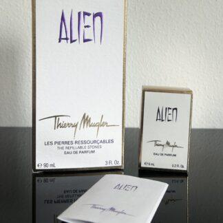 nur Verpackung ALIEN 16cm 90ml Thierry Mugler Geschenk Box ohne INHALT Schachtel Karton