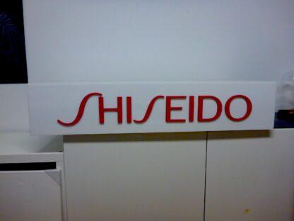 SHISEIDO Leuchtreklame Logo Schild Vintage original Emblem Leuchtkasten Werbung