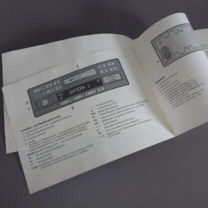 BMW E36 3er Betriebsanleitung 1994 Autoradio Business RDS – Bild 2