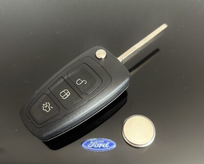 FORD Schlüsselgehäuse ORIGINAL + Ford Logo Emblem Schlüssel Rohling Focus Fusion Mondeo Kuka uva... – Bild 3