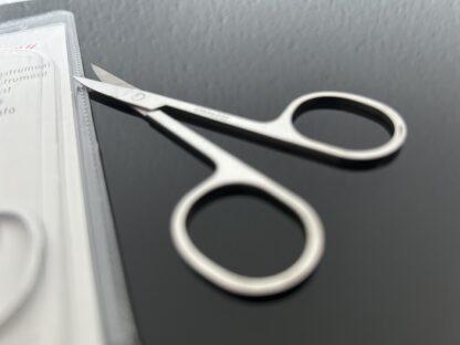 2x Extra feine 9cm Nagelhautschere Hautschere Nagelschere Qualitätsstahl gebogen – Bild 2