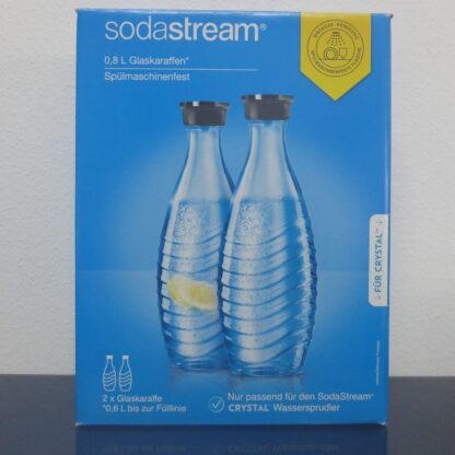 NEU 2x SODASTREAM Flaschen Glasflaschen Glaskaraffe Wasserflasche – Bild 3