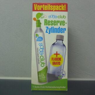 Vorteilspack Sodastream Sodaclub Zylinder mit PET Flasche 1L.