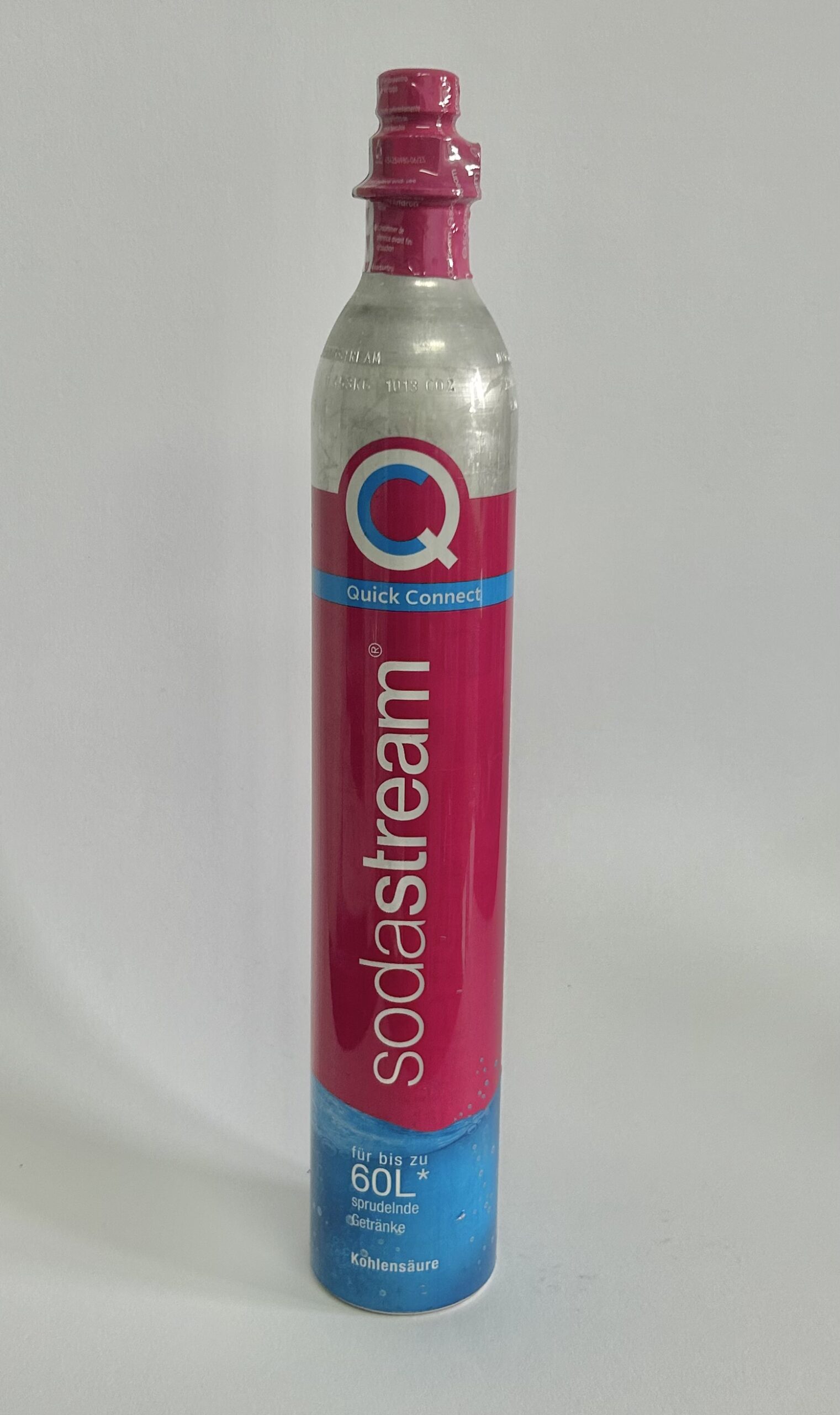 2x NEU ROSA rot SodaStream CO2 Zylinder 425g Kohlensäure für ca. 60L – Bild 3