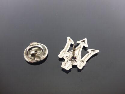 PIN 25mm Maserati Biturbo Tridente Dreizack Emblem Logo Schild – Bild 3