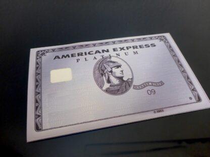 American Express PLATINUM Aufkleber für Kreditkarten Karten – Bild 4