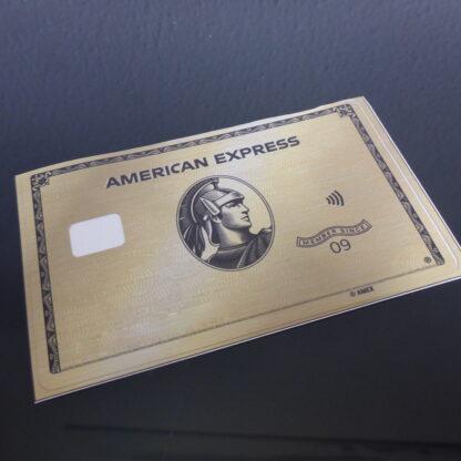 American Express GOLD Aufkleber für Kreditkarten Karten Amex – Bild 4