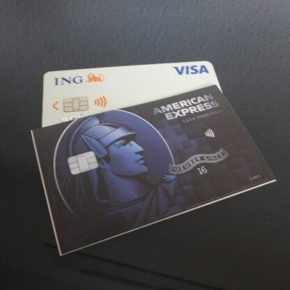 American Express BLUE CARD Aufkleber für Kreditkarten Karten Amex – Bild 4