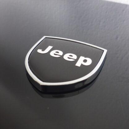 1x neu JEEP Collection Schild Emblem Logo 4cm x 4cm glänzend Aufkleber – Bild 3
