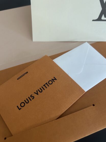 LV Geschenkkarte Karte Gutschein Kuvert Louis Vuitton 22x11cm Briefpapier ORIGINAL – Bild 6