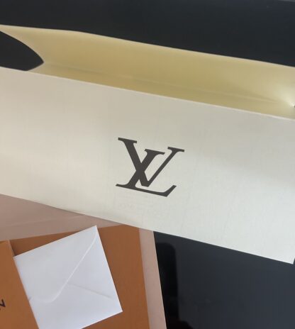 LV Geschenkkarte Karte Gutschein Kuvert Louis Vuitton 22x11cm Briefpapier ORIGINAL – Bild 5