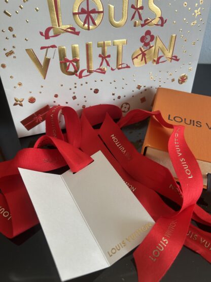 LV Geschenk Set Box Papiertasche 22x11cm Louis Vuitton Weihnachten Geschenkband Schachtel – Bild 2