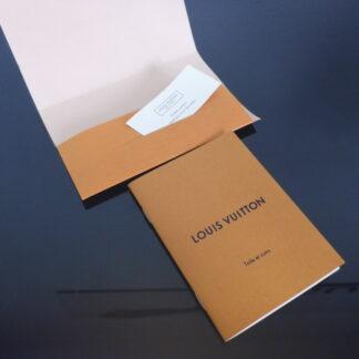 LV Geschenkkarte Karte Gutschein Kuvert Louis Vuitton 13,5x9cm Geschenkkarte
