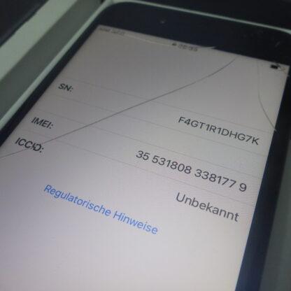 APPLE iPhone 7 128 GB Schwarz DEFEKT in OVP Teileträger – Bild 2