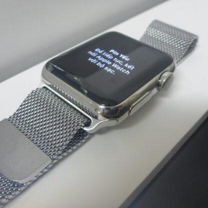 Apple Watch 38mm Stanley Steel mit Armband Box Glas leicht defekt – Bild 7