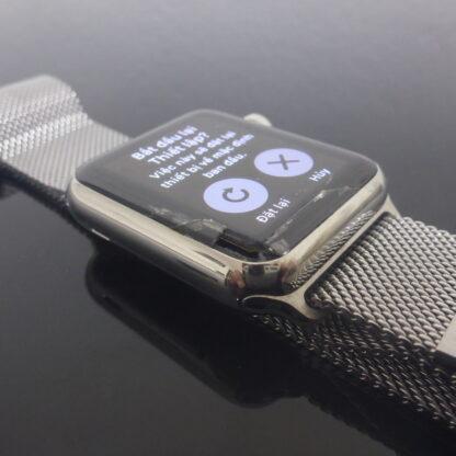 Apple Watch 38mm Stanley Steel mit Armband Box Glas leicht defekt – Bild 5