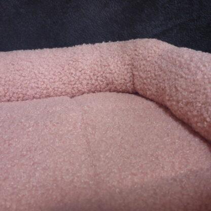 50x35cm PINK Plüsch Katzenbett Katzennest Hundekissen Hundekorb Liegeplatz – Bild 3