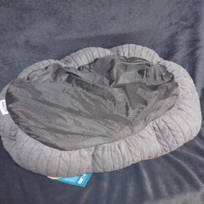 75cm GRAU Plüsch Donut Katzenbett Katzennest Hundekissen Hundekorb Liegeplatz – Bild 3