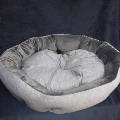 75cm GRAU Plüsch Donut Katzenbett Katzennest Hundekissen Hundekorb Liegeplatz – Bild 6