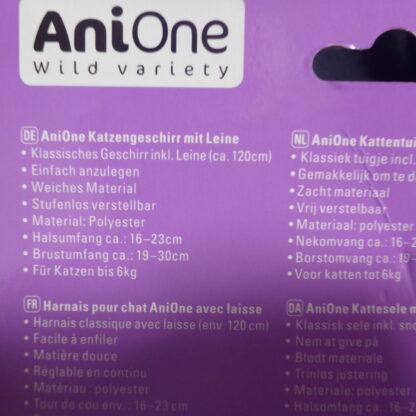 NEU 1x AniOne Katzenleine SET BLAU S-M mit 5x Spielzeug für Katzen – Bild 3