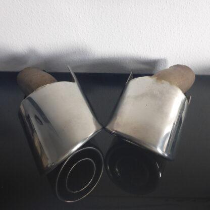 2x ORIGINAL Fiat Abarth 500 Endrohre links+rechts Auspuff Endschalldämpfer – Bild 5