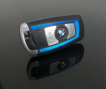 NEU blau Schlüssel Gehäuse 3 Tasten BMW METALL F20 F21 F22 F30 F31 F80 E84 F85 – Bild 7