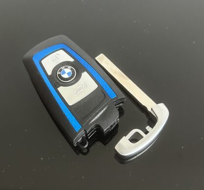 NEU blau Schlüssel Gehäuse 3 Tasten BMW METALL F20 F21 F22 F30 F31 F80 E84 F85 – Bild 5