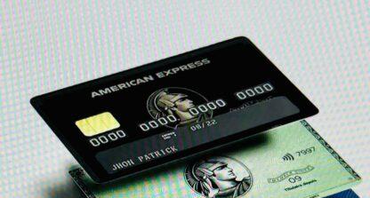 1x American Express BLACK Aufkleber für Kreditkarten Karten Amex
