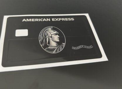 1x American Express BLACK Aufkleber für Kreditkarten Karten Amex – Bild 2