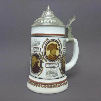 BMF Krug Made in W-Germany 1980 Bierkrug Goldrand CAESAR Napoleon