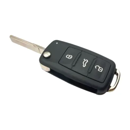 Für VW Schlüssel 3-Tasten 434 MHz – mit ID48 Chip – 5K0837202AD für Golf Polo Jetta T5