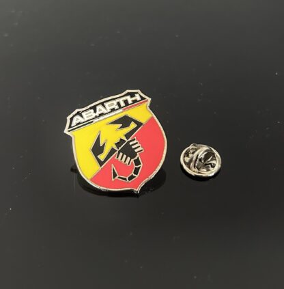 ABARTH neu PIN 25mm groß ORIGINAL ABARTH Fiat Emblem Logo Schild – Bild 2