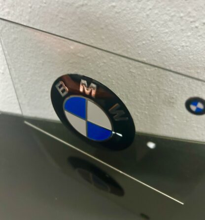 BMW Rarität GLASSCHILD Aufsteller Logo Schild Emblem Schriftzug Plakette – Bild 4