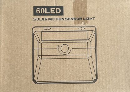 2x 60 LED Solarleuchte Wandleuchte mit Bewegungsmelder Außen Sensor Strahler – Bild 7
