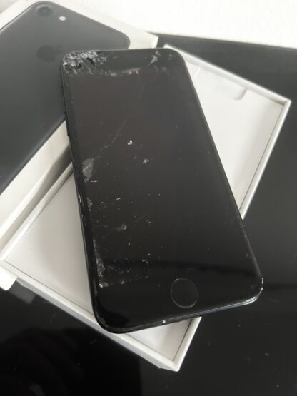 APPLE iPhone 7 128 GB Schwarz DEFEKT in OVP Teileträger – Bild 8