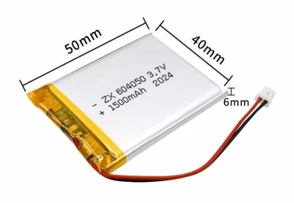 NEU Accu 3.7V 1500mAh 5.55Wh Batterie Akku Polymer-Lithium