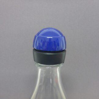 Sodastream BLAU Glaskaraffe Deckel Champagner Verschluss Ersatzteil Pinguin Crystal