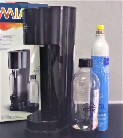 mySodapop Mia Wassersprudler in schwarz glänzend