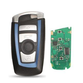 NEU blau Schlüssel Incl. ELEKTRONIK 4 Tasten BMW METALL F20 F21 F22 F30 F31 F80 E84 F85