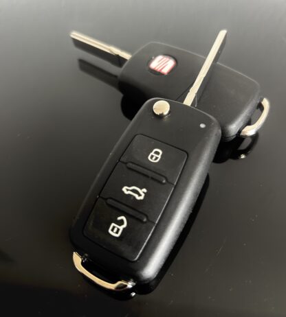 NEU SEAT Funkschlüssel incl. ELEKTRONIK 3-Tasten Autoschlüssel Fahrzeug Schlüssel Fernbedienung – Bild 4