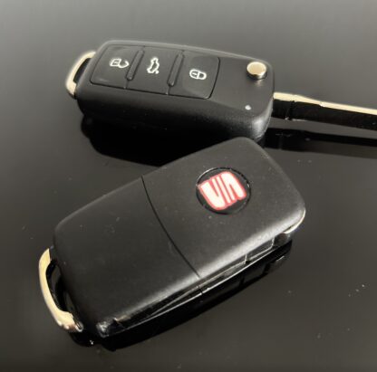 NEU SEAT Funkschlüssel incl. ELEKTRONIK 3-Tasten Autoschlüssel Fahrzeug Schlüssel Fernbedienung – Bild 2