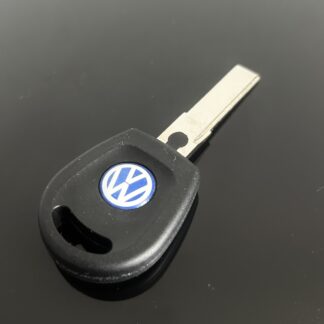 NEU VW Polo Lupo Fox Autoschlüssel mit 2x Emblem Logo Fahrzeug Schlüssel Fernbedienung