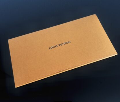 LV Geschenkkarte mit BRIEFPAPIER Karte ORIGINAL Gutschein Kuvert Louis Vuitton 22,5x12cm – Bild 2
