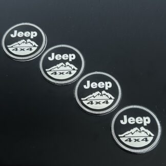 4x 56mm für JEEP 4x4 Felgendeckel Nabenkappen Rad Felgenkappen Nabendeckel Kappe