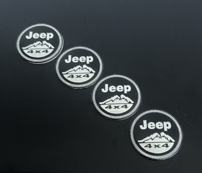 4x 56mm für JEEP 4x4 Felgendeckel Nabenkappen Rad Felgenkappen Nabendeckel Kappe